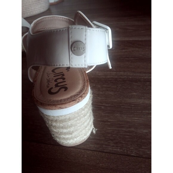 Circus By Sam Edelman Women's  Warren Platform Sandal White/Natural 9.5 EUR 39.5 - Picture 10 of 11